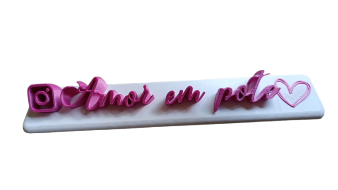 Placa de identificação - Personalizado Fosca