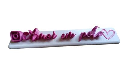 Placa de identificação - Personalizado Fosca