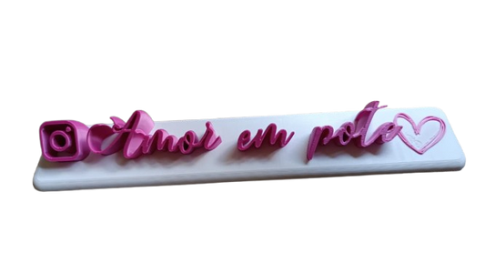 Placa de identificação - Personalizado Fosca