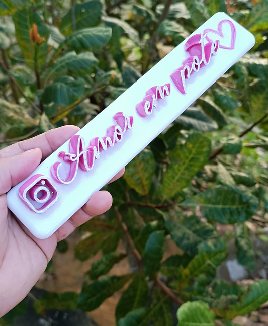 Placa de identificação - Personalizado Brilhoso com tecnologia NFC