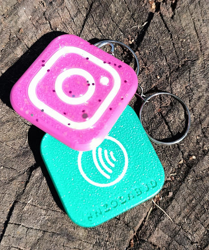 Chaveiros Rede Sóciais - Com aproximação NFC